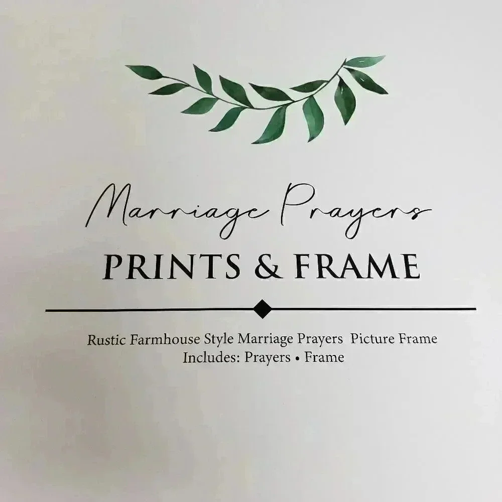 ‎Farmhouse Marriage Prayers frame